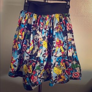 Vintage DC and Avengers skirt!